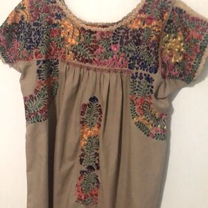 Exquisitely Embroidered Dress from the 80s